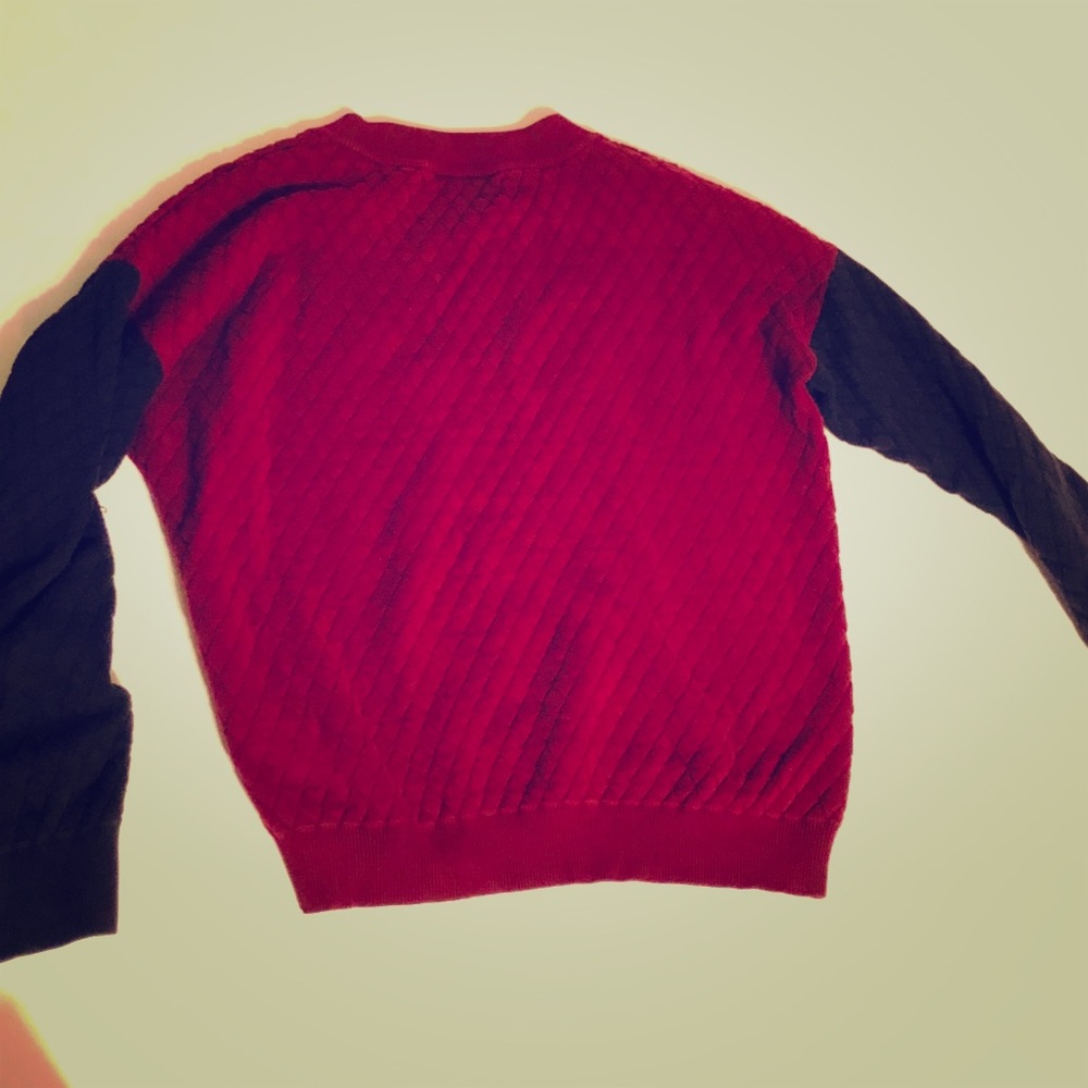Romeo + Juliet couture quilt sweater size M